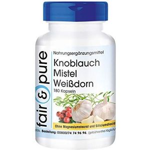 Fair & Pure® - Knoflook extract - met maretak en meidoorn - vegan - 180 capsules
