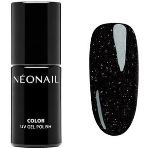 NÉONAIL UV-Nagellak Venezian Mask 7,2 ml - Kleuren - Zwart - Uv-lak Glitter - Gel - Nagels - Nageldesign