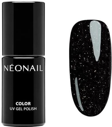 NÉONAIL UV-Nagellak Venezian Mask 7,2 ml - Kleuren - Zwart - Uv-lak Glitter - Gel - Nagels - Nageldesign