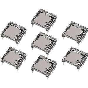 7 stuks mini-MP3-speler DFPlayer Master Module compatibel met Arduino ondersteuning TF-kaart en USB Flash Drive