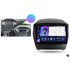 ZWCLSH Android Auto Stereo voor Hyundai Tucson 2 2009-2015, Android 13 QLED 9 ''Touchscreen Radio Vervanging met Draadloze Carplay Android Auto, Bluetooth 5.0 Achteruitrijcamera SWC, A,6NF