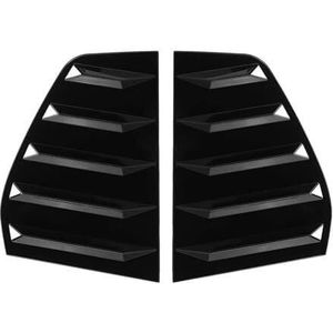 Achterspoilers 2 Stuks Auto-achterruit Voor VW Voor Golf 6 MK6 GTI GTD R 2009-2013 Raamrooster Zijventilatie Luik Afdekking Auto Achterspoilers Voorbumper Lip(‎Glossy Black-mk6)