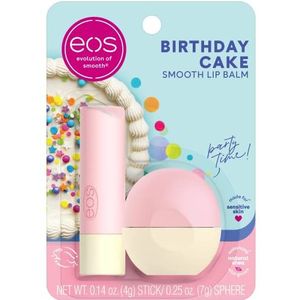 eos - Natural Shea Lip Balm- Birthday Cake -All