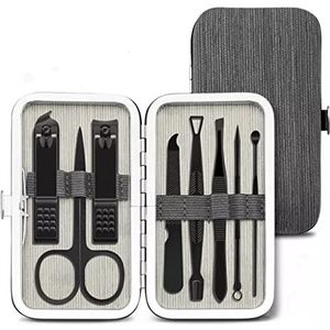 Nagelknipper Manicure Pedicure, Nail Art Set RVS Nagelknipper Schaar Nagelriemtang Nail Art Tools 8-23 Stuks (Kleur: A, Maat: 23PCS) (Color : A, Size : 8PCS)