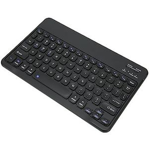 Tablettoetsenbord, Stabiele Verbinding Ultraslank Draadloos -toetsenbord Waterdicht Draagbaar voor Smartphones (Zwart)