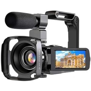 Videocamera, Digitale camera for fotografie en 18x digitale zoom WIFI webcam compacte vlogcamera 3'' 270° flip schermrecorder