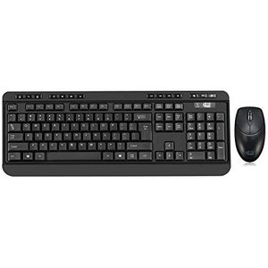 Adesso Desktop Antimicrobiële Draadloze Desktop Toetsenbord en Muis (UK layout)