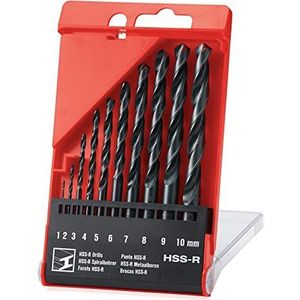 Hilti HSS Staalboorset, 1-10 mm, boor, metaalboor, ijzerboor