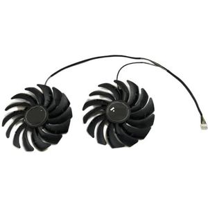2 stuks GPU grafische koeler, PLD10010S12HH, videokaartventilator voor MSI RX 5700 XT 5700XT voor GAMING X voor RX5700XT voor GAMING-X