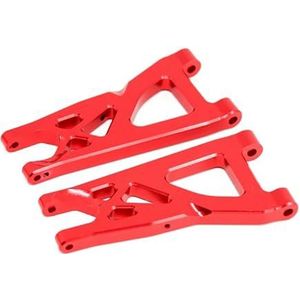 IWBR For Achter Draagarmen Set 1/10 Fit for Arrma Graniet 4X4 Senton Vorteks Typhon Vervangen AR330443 AR330516 RC onderdelen (Size : Front Red)