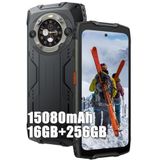 Blackview BV9300Pro Rugged Smartphone, Android 13, 16 GB + 256 GB, MTK G99, robuuste telefoon, 15080 mAh, 64 MP + 32 MP, 6,7 inch FHD+ dubbel scherm, IP68-bestendig, dual-sim 4G/NFC/OTG/GPS/FM, zwart