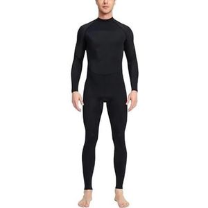 Neopreen wetsuits, wetsuits, duik- en surfpakken, snorkel- en zwemkleding, wetsuits for heren en dames (Color : Black, Size : XXXL)