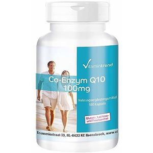 Vitamintrend - Co-enzym Q10 - 100mg - 180 Capsules - Veganistisch - Hoog Gedoseerd