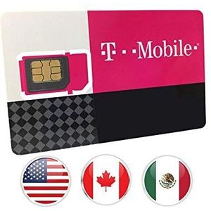 USA prepaid kaart onbeperkt* gegevensvolume, 5 GB roaming Canada en Mexico 30 dagen