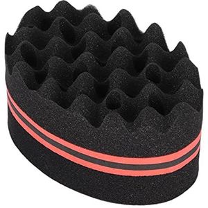 Twist Hair Sponge Haarborstel Spons Afro Haarspons Magic Curl Spons Voor Dreadlocks Curl Haarspons Borstel Twists,Curling Big Holes Soft Afro Coil Comb for Men Women Curls