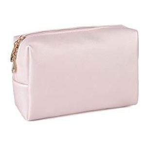 DieffematicHZB make-up tas Makeup Bag Cosmetic Organizer Zipper Toiletry Pouch Make Up Case for Brushes Travel Accessories Women (Color : Beige)