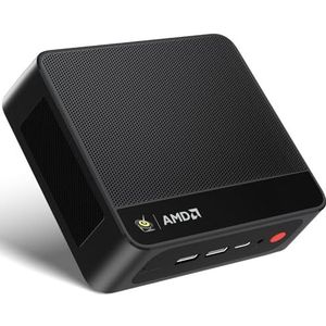 Beelink SER5 MAX Mini PC met AMD Ryzen 7 6800U, 24GB LPDDR5 RAM, 500GB SSD, 4K@60Hz output, ondersteunt 3 schermen (HDMI/DP/Type-C), met BT5.2 en Wi-Fi6
