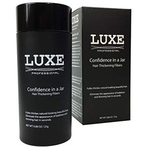 LUXE Haarverdikkende vezels - VERTROUWEN IN EEN JAR - 2 maanden + voorraad! - Hypoallergeen, dermatologisch getest - Meerdere kleuren beschikbaar (Blond)
