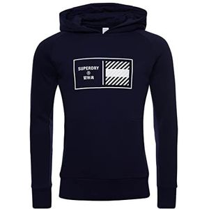 Superdry Train Core Hood Sweatshirt met capuchon voor heren, Rich Navy., M