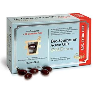 Pharma Nord Bio-Quinon Aktiv Q10 GOLD 60+30 capsules vrij