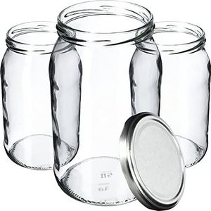 Viva-Haushaltswaren Gabriele Hesse e.K. 10 small glass bottles with cork closure 150 ml for self-filling incl. a funnel 7 cm