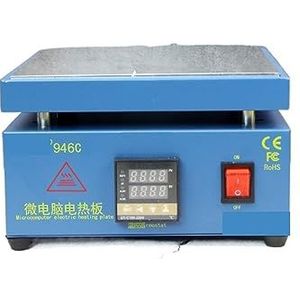 Rework Station, 946C Elektronische Hete Plaat Voorverwarmen LCD Digitale Display Voorverwarmen Station for PCB SMD Verwarming Telefoon LCD Touch Screen Aparte, Sterke bruikbaarheid