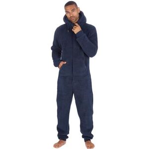 Mens Cargo Bay Borg Onesie 31B1534 Navy M-L