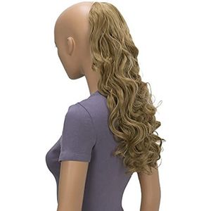 CAISHA 50cm Haarstukje Vlecht Paardenstaart Haarextensies Golvend Blond HC23-1