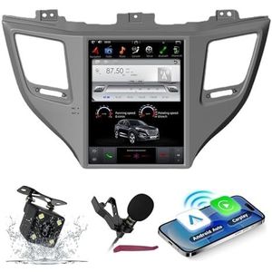 Android 15 Autoradio Navi voor H-yundai Tucson IX35 (2015) 10.4 ""Touchscreen Car Multimedia Player met draadloze carplay GPS-navigatie Bluetooth 5.0 HIFI FM 5G-WiFi SWC DSP MIC,4g+64g