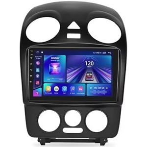 Android autoradio voor Volkswagen Beetle 2002-2012, 9 inch touchscreen autoradio Autoaccessoires met GPS Bluetooth FM RDS HiFi WiFi(F1 1+32G)