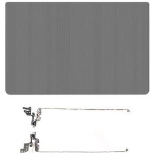 WANGHUIH 15,6 inch LCD-achterkant bovendeksel + schermscharnieren compatibel met Lenovo IdeaPad 15s 3-15ITL6 3-15ADA6 3-15ALC6 Laptop Grijs
