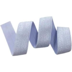 15mm effen kleur glanzende vouw over elastische FOE satijnen band kinderen haar stropdas haarband kanten jurk naaien 5/8""-S99-10Yard 15mm