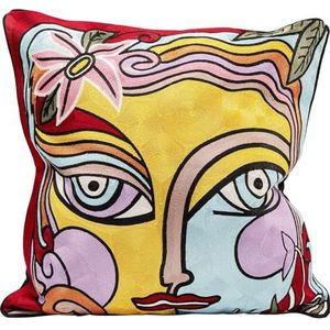 Kare Design Art Line Face Kussen