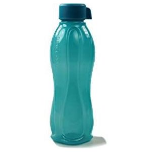 TUPPERWARE Eco To Go 1,0L donker turkoois C138 drinkfles EcoEasy-fles Eco-fles 38333