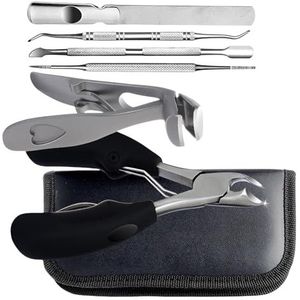 6 Stks Hoekige Hoofd Nagels Cutter Nagels Cutter Grote Teennagel Cutter Rvs Vingernagel Cutter Voor Dikke Teennagel