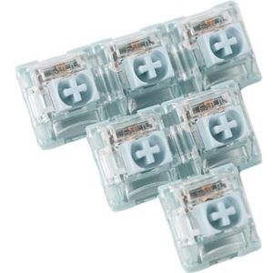 SXFSFEF 10-Pack 3 Pin Tactiele Stille Mute BLUISH WIT SMD Schakelaars 42g Voor MX Mechanische Toetsenbord