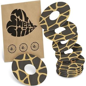 MySweetStitch - 10 x KatheterPatch, Katheterplakker met sterke hechting, Infusiepleister voor insulinepomp-infusieset (bijv. MiniMed, T:slim en Medtronic Guardian), Savannah