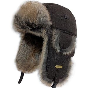 Russische Ushanka Hoed Winte Bomber Hoeden Vrouwen Mannen Sovjet Militaire Badge Sneeuw Cap Rusland Ushanka Oorklep Gezicht Hat-Ny_Soviet_Badge