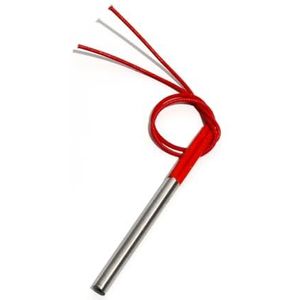 NPQRKJYH 2pcs Electric Mold Cartridge Heaters Heating Element Cylindrical Tubular 6mm Tube AC110V/220V/380V 50W/60W/80W/90W/100W(110V,6x30mm 50W)