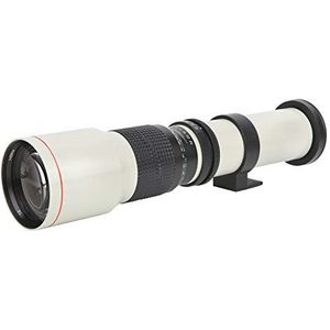 500 Mm F8 ‑ F32 Handmatige Scherpstelling Tele Vaste Lens voor EF-S-vattingcamera voor Het Fotograferen van Wilde Dieren, Natuurlijke Landschappen, Sportgames, Enz.