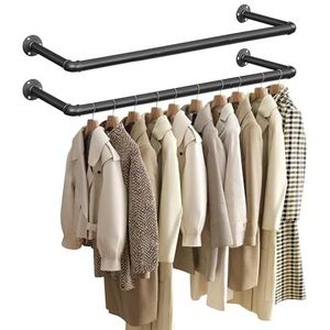 Kapstok - Hout - Zwart - Wandmodel