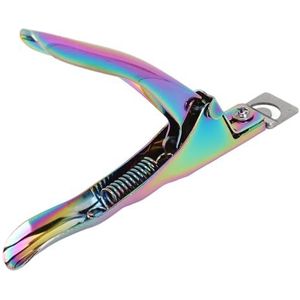 ACOGEDO Nagelpuntsnijder u Vorm voor Doe -het -zelf trimmen met Roestvrijstalen Kop en Gouden Afwerking Draagbare Nagelpuntgooi voor Schoonheidssalon en Thuismanicure (BLUE)