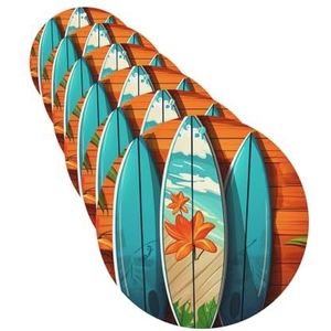 Auto luchtverfrissers 6 stuks hangende geurkaarten voor auto surfplank op houten luchtverfrisser aromatherapie tabletten opknoping geur lavendel opknoping luchtverfrisser voor auto