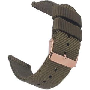 InOmak Nylon horlogeband 18-22mm buiten horlogeband, 22mm, Nylon