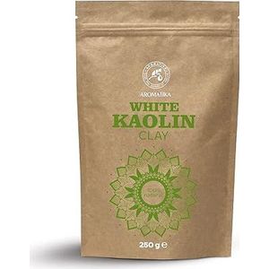 Witte Klei Poeder - Kaolien 250g - Kaolien Witte Klei - Chemisch Vrije Gezichtsreiniging - Cosmetische Klei voor Natuurlijk Gezichtsmasker Peeling en Haarverzorging met Kaolien