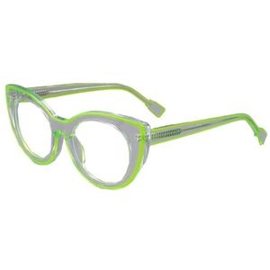 Halloween cadeau, Unisex acetaat optische monturen met heldere lenzen, veelkleurig, 139x142mm(B)