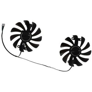 Grafische koeler, videokaartventilator, 2 stuks/set, voor GALAX voor GTX 1080 EXOC-SNPR WIT, voor GTX1070 Wit 1070