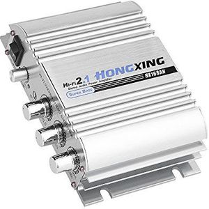 Tihebeyan - Mini Audio Amp - Versterker - 12V - 2.1-kanaals Stereo - Heavy Bass Hi-Fi