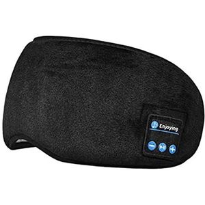 MSL Slaapkoptelefoon Bluetooth hoofdband, Bluetooth 5.0 3D slaapoogmasker, zachte muziek slaapmasker ingebouwde luidsprekers microfoon, draadloos slaapmasker oordopjes voor zijslapers thuis kantoor,