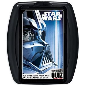 Top Trumps Star Wars Quiz Game, 500 vragen om je kennis en geheugen te testen van Leia, Han Solo, Kylo Ren tot Starfighters en The Phantom Menace, cadeau en speelgoed voor jongens en meisjes vanaf 8